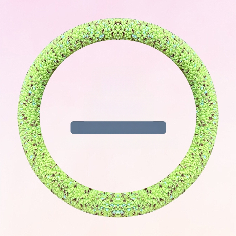 Capac volan auto din pluș artificial, iarnă, stil minimalist, montare universală