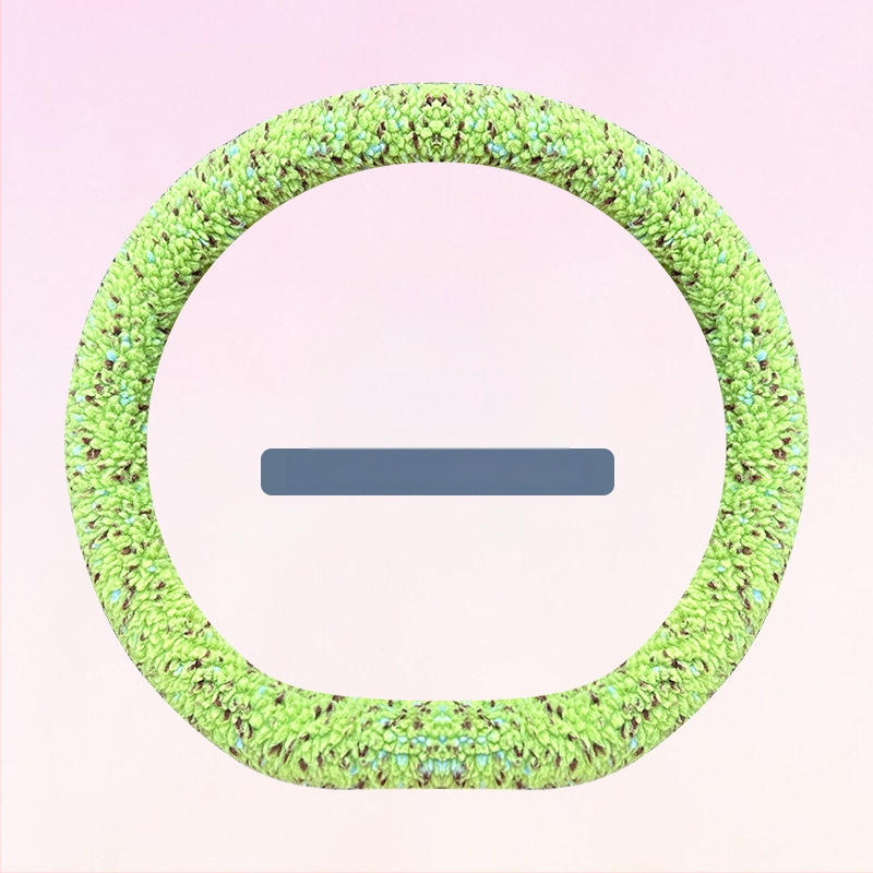 Capac volan auto din pluș artificial, iarnă, stil minimalist, montare universală