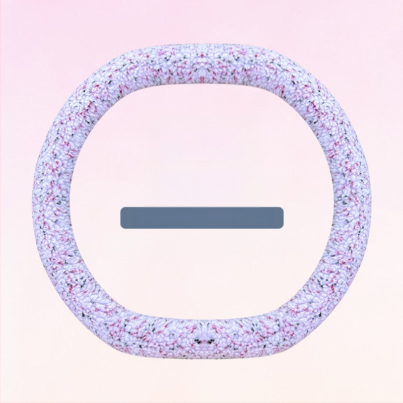 Capac volan auto din pluș artificial, iarnă, stil minimalist, montare universală