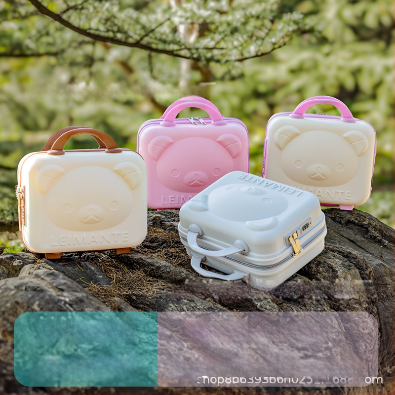 Meigikott karu motiiviga, PP materjal, tõmblukk, universaalsed rattad, laienemis kiht, kaal 0,78 kg