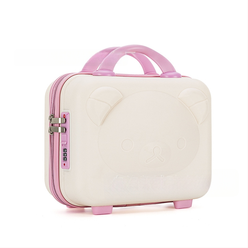 Meigikott karu motiiviga, PP materjal, tõmblukk, universaalsed rattad, laienemis kiht, kaal 0,78 kg