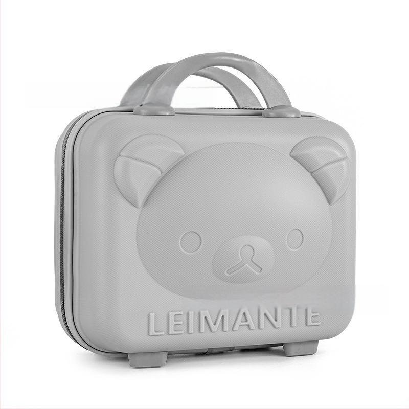 Meigikott karu motiiviga, PP materjal, tõmblukk, universaalsed rattad, laienemis kiht, kaal 0,78 kg