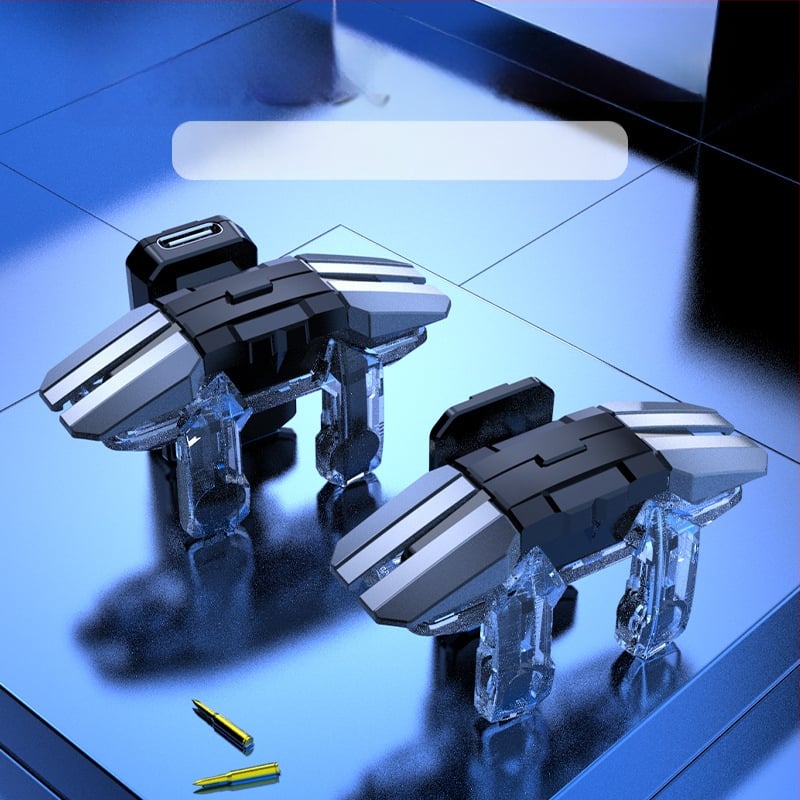 JS-65 játékkontroller Android telefonhoz, USB interfész, vezeték nélküli kapcsolat, rezgésmentes, ABS+fém kivitel, 31 g