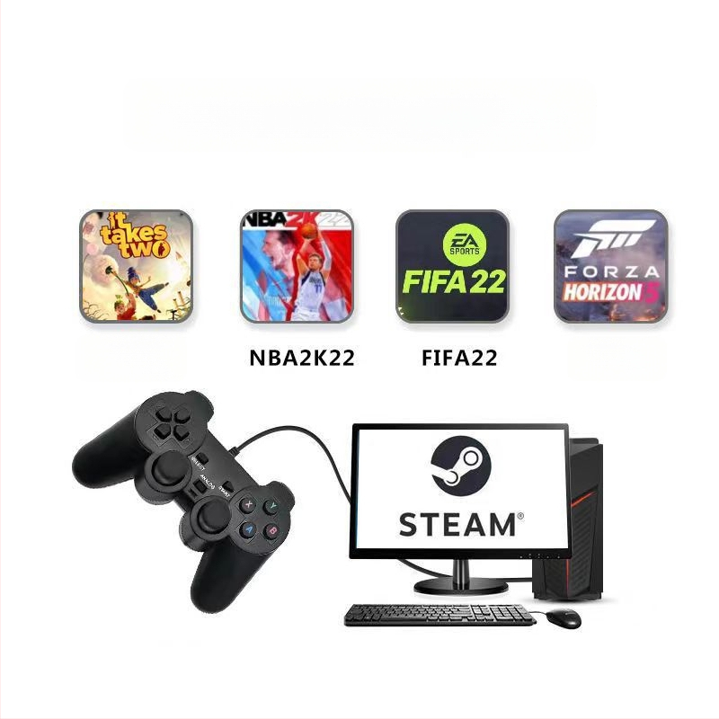 USB-s PC-s játékvezérlő retró arcade dizájnnal (Modell 111, USB interfész, PC-kompatibilis, belépő szint)