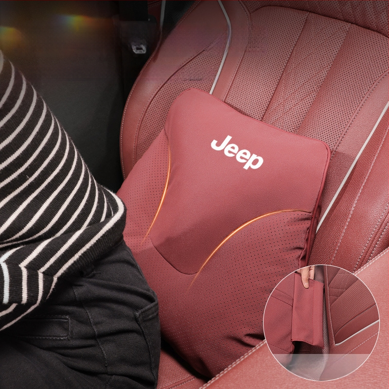 Възглавница за подглавник и лумбална възглавница за Jeep Wrangler, Compass, Liberty, Cherokee – всесезонна употреба, прост стил