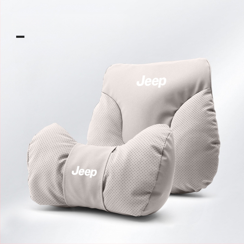 Възглавница за подглавник и лумбална възглавница за Jeep Wrangler, Compass, Liberty, Cherokee – всесезонна употреба, прост стил