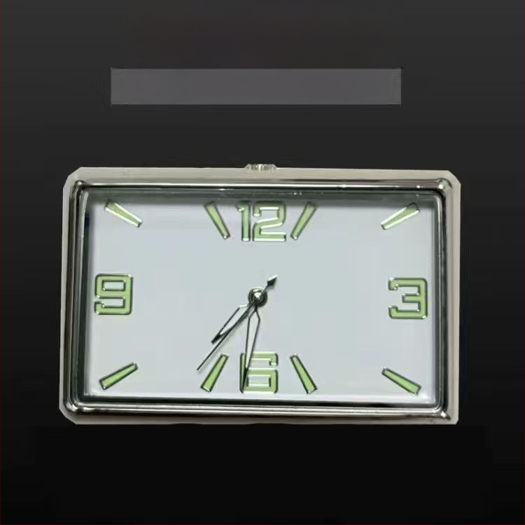 Τετράγωνο ρολόι αυτοκινήτου, κράμα σώματος, σχεδίαση με ρυθμιζόμενη γωνία, μετρητής θερμοκρασίας νερού αυτοκινήτου, καταγωγή: Ντονγκουάν