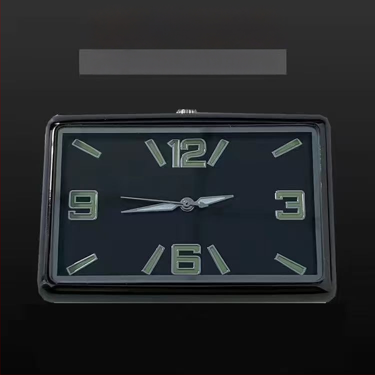 Τετράγωνο ρολόι αυτοκινήτου, κράμα σώματος, σχεδίαση με ρυθμιζόμενη γωνία, μετρητής θερμοκρασίας νερού αυτοκινήτου, καταγωγή: Ντονγκουάν