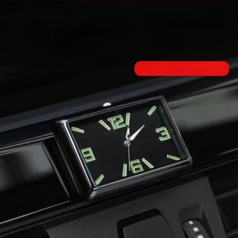 Τετράγωνο ρολόι αυτοκινήτου, κράμα σώματος, σχεδίαση με ρυθμιζόμενη γωνία, μετρητής θερμοκρασίας νερού αυτοκινήτου, καταγωγή: Ντονγκουάν