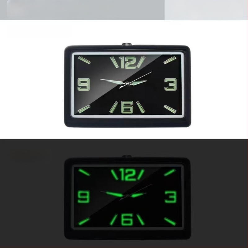 Τετράγωνο ρολόι αυτοκινήτου, κράμα σώματος, σχεδίαση με ρυθμιζόμενη γωνία, μετρητής θερμοκρασίας νερού αυτοκινήτου, καταγωγή: Ντονγκουάν