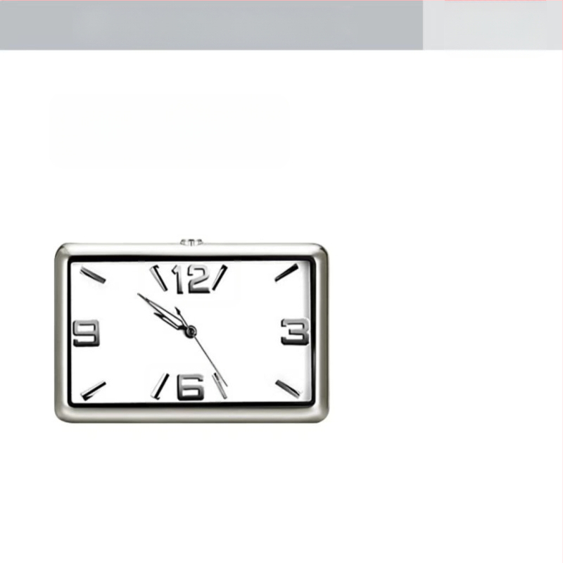Τετράγωνο ρολόι αυτοκινήτου, κράμα σώματος, σχεδίαση με ρυθμιζόμενη γωνία, μετρητής θερμοκρασίας νερού αυτοκινήτου, καταγωγή: Ντονγκουάν
