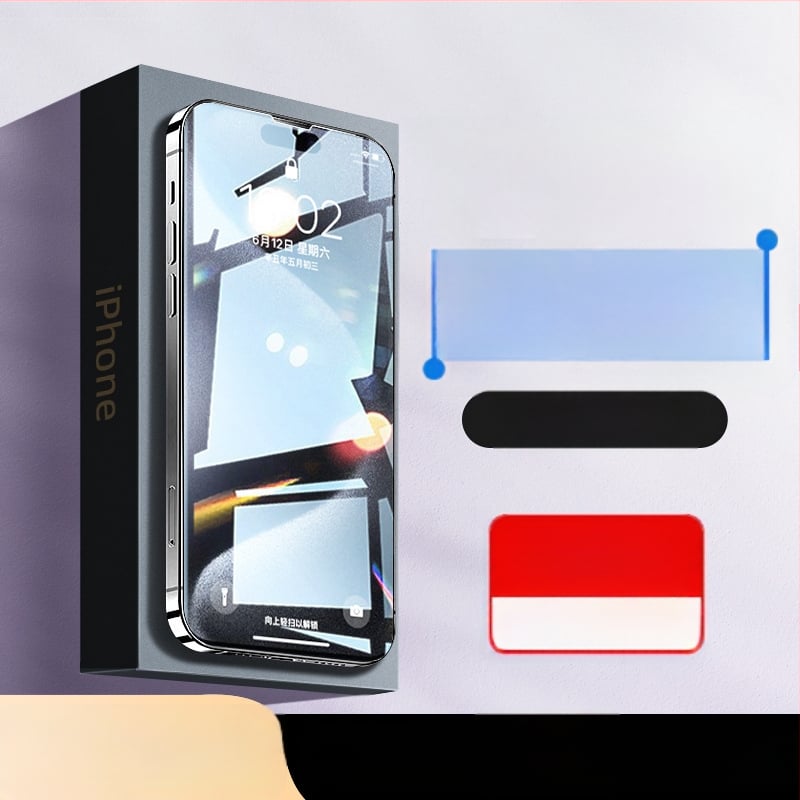 iPhone-hoz üveg kijelzővédő – anti-peep, teljes képernyő, anti-ujjlenyomat, anti-kék fény