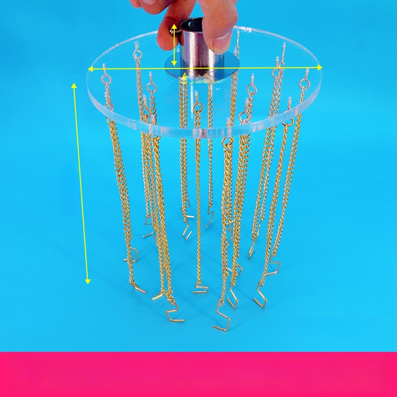 PVC akasztó kiegészítő italos fogó géphez, 18×23 cm, 20 akasztó, interfész