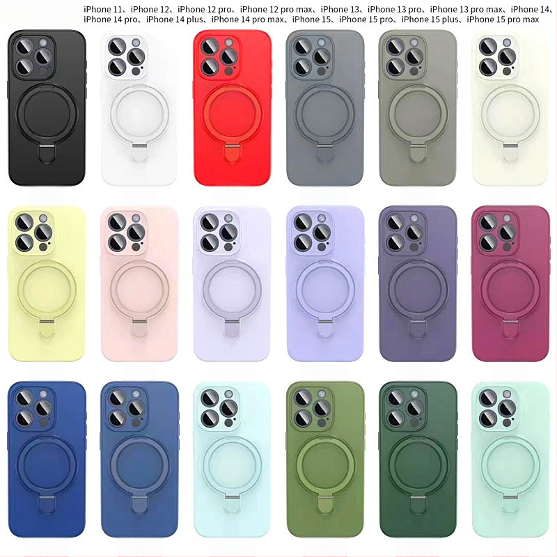 Husă de telefon pentru iPhone 14 Pro Max cu suport magnetic, silicon lichid, rezistentă la cădere, antiamprente