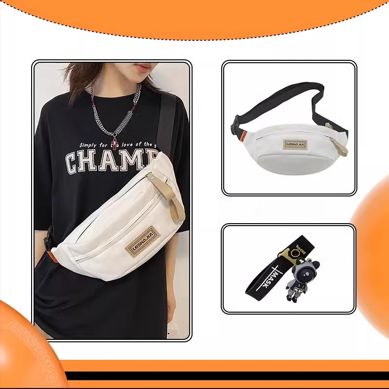 Vyrų crossbody krepšys – gatvės stilius, Oxford audinys, raidžių raštas, pamušalas poliesteris