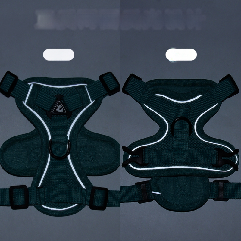 Yf mellény-stílusú hám kutyáknak és macskáknak, poliészter, fényvisszaverő, légáteresztő