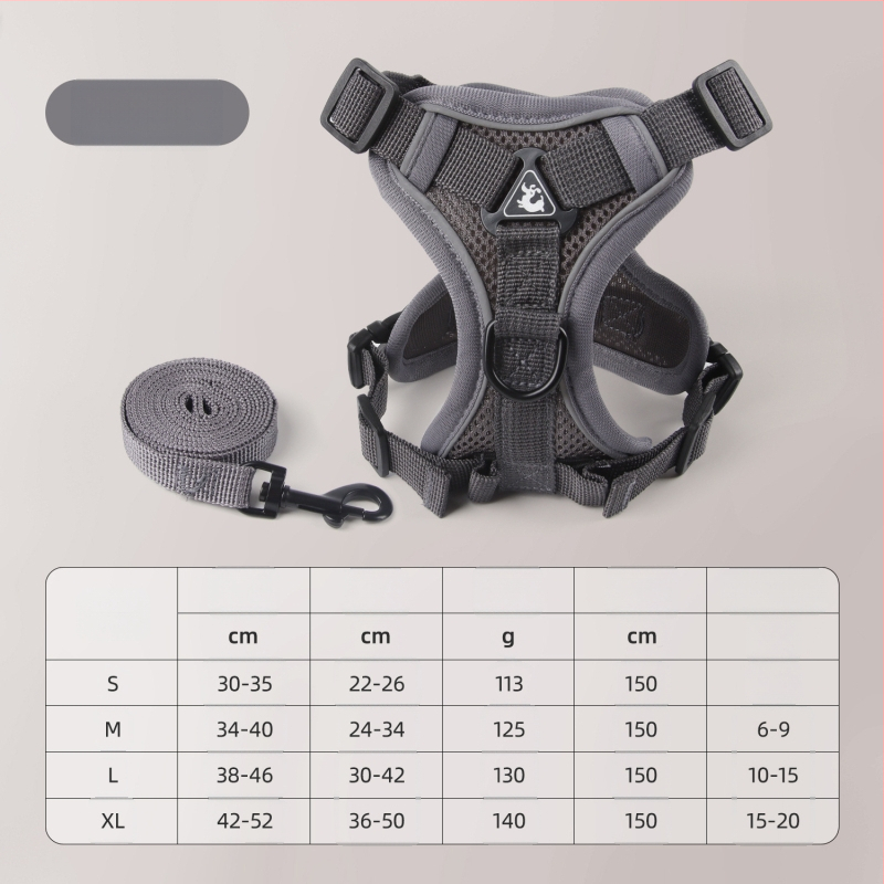 Yf mellény-stílusú hám kutyáknak és macskáknak, poliészter, fényvisszaverő, légáteresztő