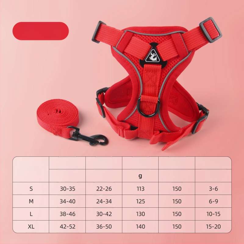 Yf mellény-stílusú hám kutyáknak és macskáknak, poliészter, fényvisszaverő, légáteresztő