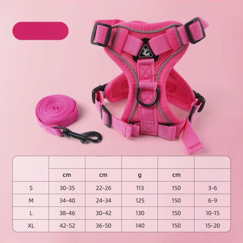 Yf mellény-stílusú hám kutyáknak és macskáknak, poliészter, fényvisszaverő, légáteresztő