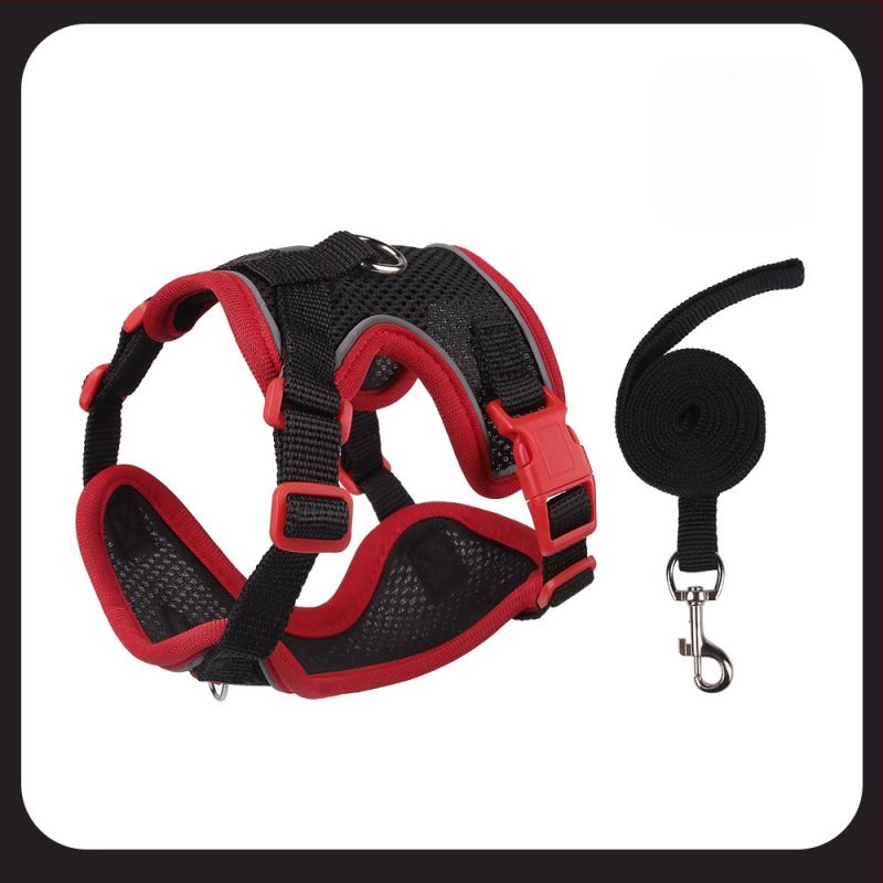 Yf mellény-stílusú hám kutyáknak és macskáknak, poliészter, fényvisszaverő, légáteresztő