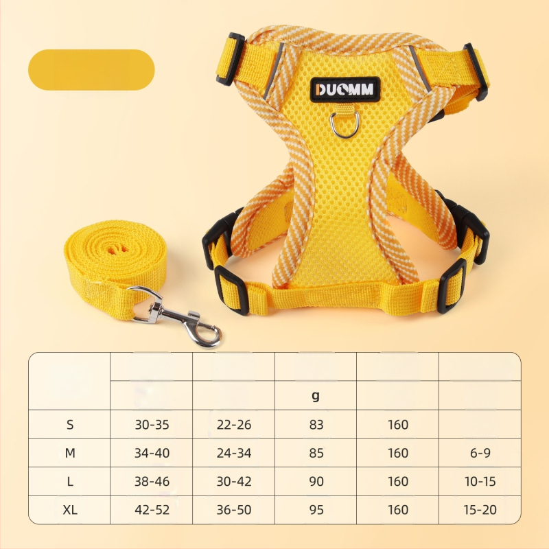 Yf mellény-stílusú hám kutyáknak és macskáknak, poliészter, fényvisszaverő, légáteresztő