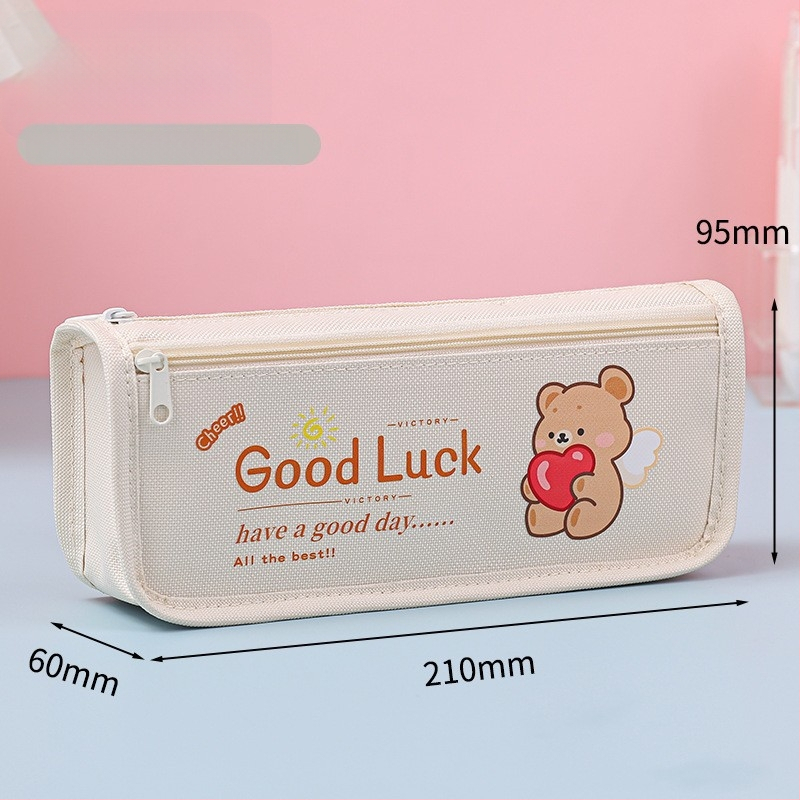 Kapibala несесер за моливи, голям капацитет, устойчив на петна, Oxford материал, за ученици от началното училище, с възможност за персонализиране