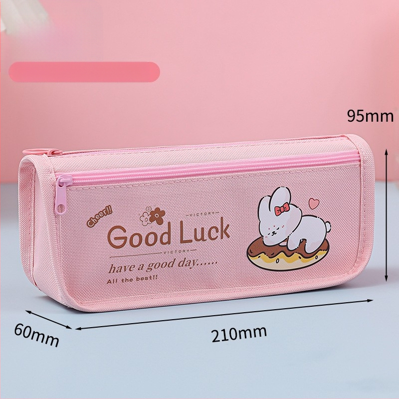 Kapibala несесер за моливи, голям капацитет, устойчив на петна, Oxford материал, за ученици от началното училище, с възможност за персонализиране