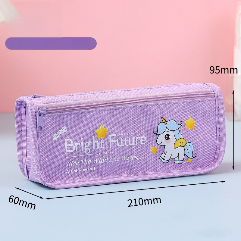 Kapibala несесер за моливи, голям капацитет, устойчив на петна, Oxford материал, за ученици от началното училище, с възможност за персонализиране