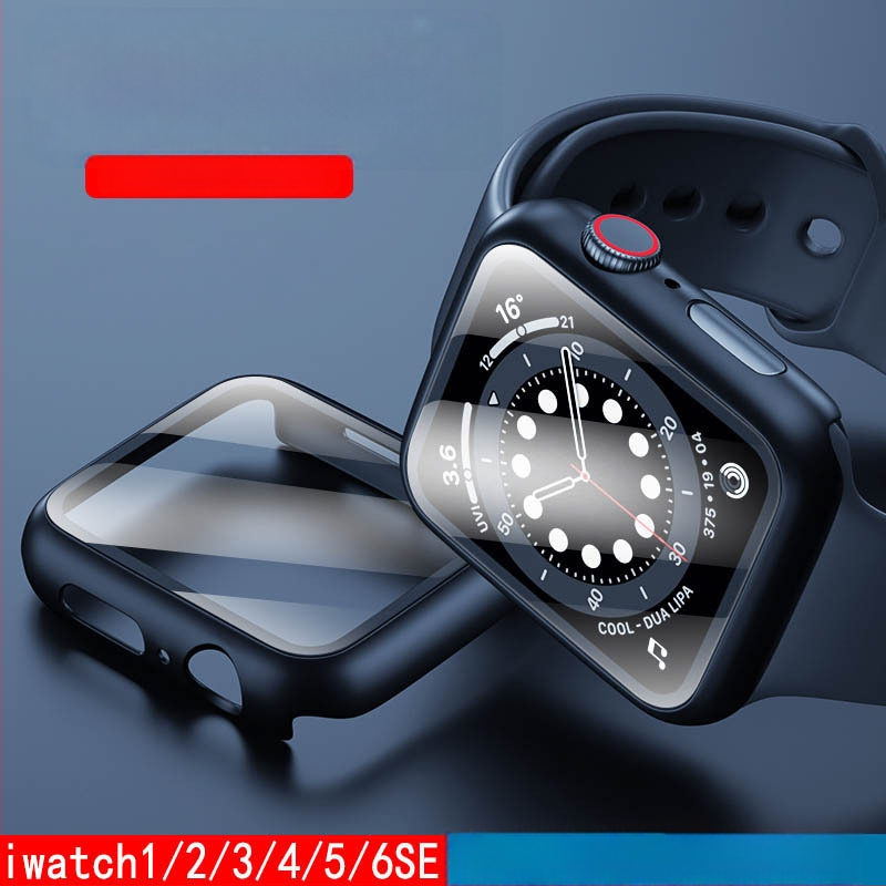 Apple Watchhoz készült edzett üveg kijelzővédő beépített védőtokkal – 3/4 teljes fedettség, márka Billy