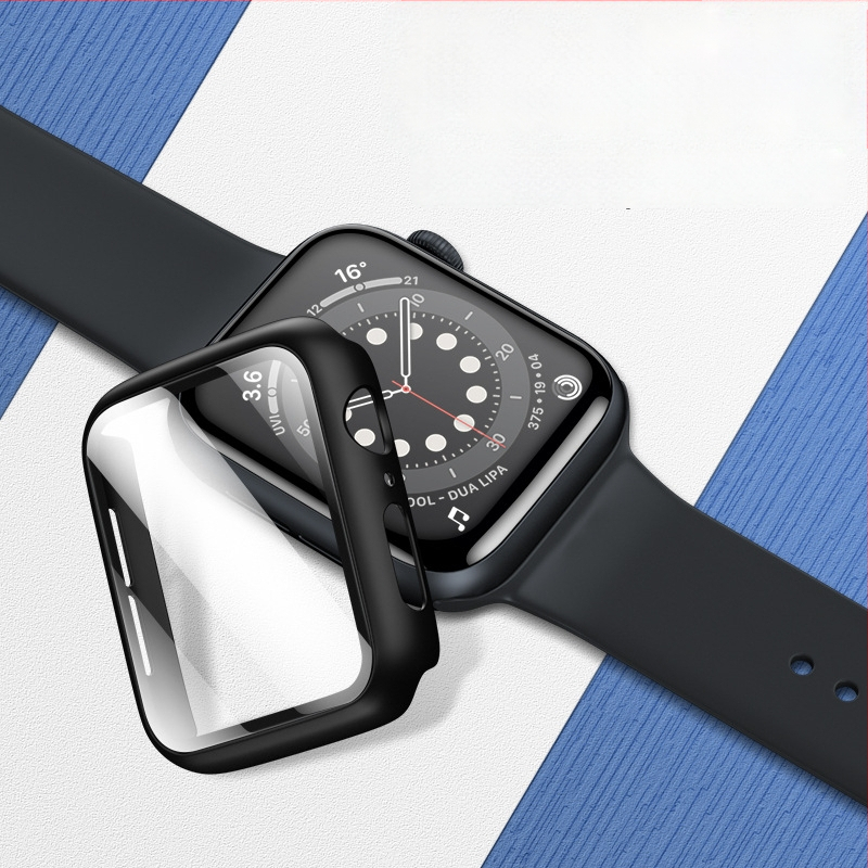 Apple Watchhoz készült edzett üveg kijelzővédő beépített védőtokkal – 3/4 teljes fedettség, márka Billy