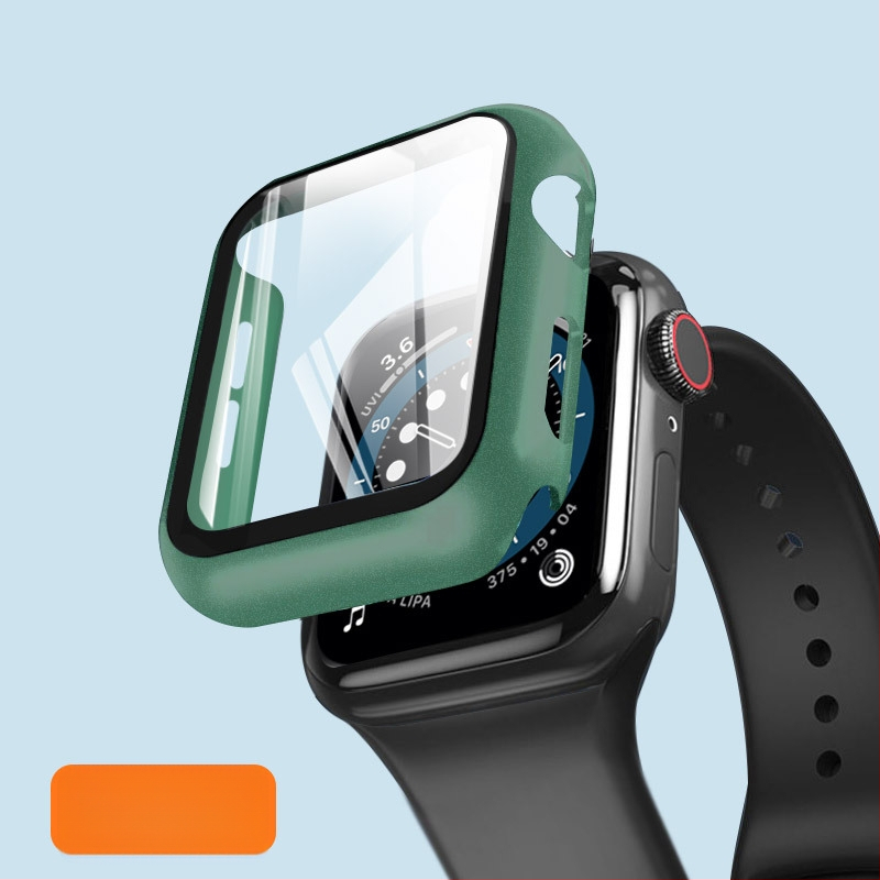 Apple Watchhoz készült edzett üveg kijelzővédő beépített védőtokkal – 3/4 teljes fedettség, márka Billy