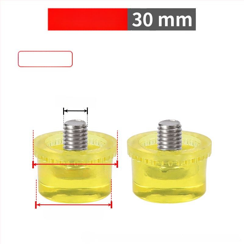 Монтажен чук с гумена глава и сваляща се двойна глава, стоманена дръжка (Марка: Golden eagle; Материал на главата: гума; Материал на дръжката: стомана; Нетно тегло: 1 кг; Спецификация: 25303540)