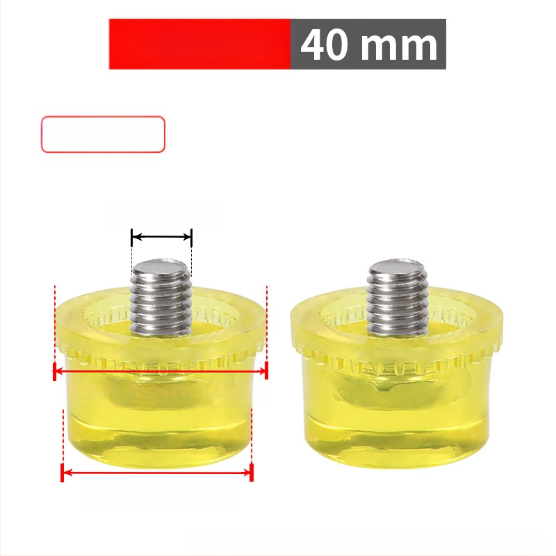 Монтажен чук с гумена глава и сваляща се двойна глава, стоманена дръжка (Марка: Golden eagle; Материал на главата: гума; Материал на дръжката: стомана; Нетно тегло: 1 кг; Спецификация: 25303540)