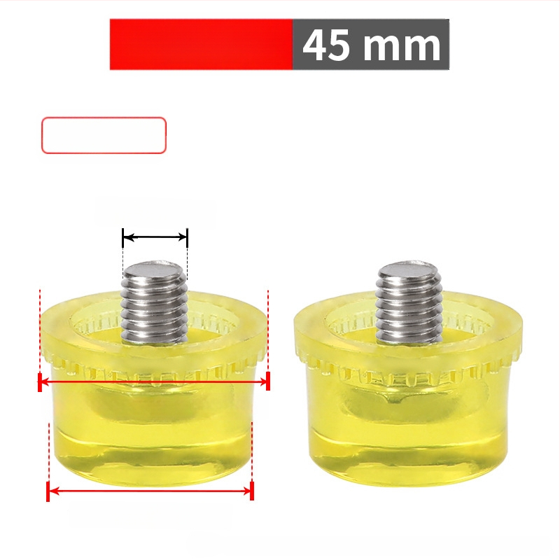 Монтажен чук с гумена глава и сваляща се двойна глава, стоманена дръжка (Марка: Golden eagle; Материал на главата: гума; Материал на дръжката: стомана; Нетно тегло: 1 кг; Спецификация: 25303540)