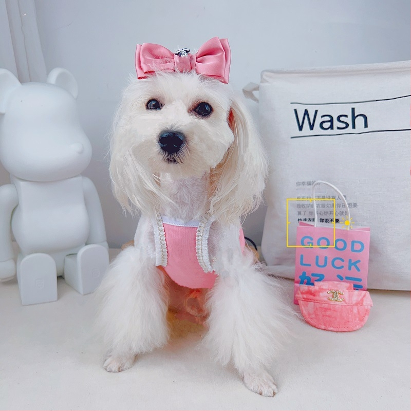 Accesorii de păr pentru animale de companie (câini și pisici), poliester, stil Prințesa Vânt, decor cu funda, origine Guangdong