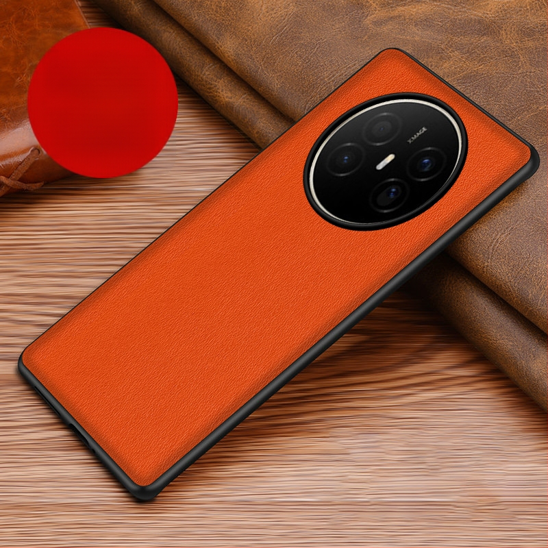 Husă din piele pentru Huawei, cu protecție anti-cadere, anti-derapare, finisaj prin presare la cald, model Crazy Horse