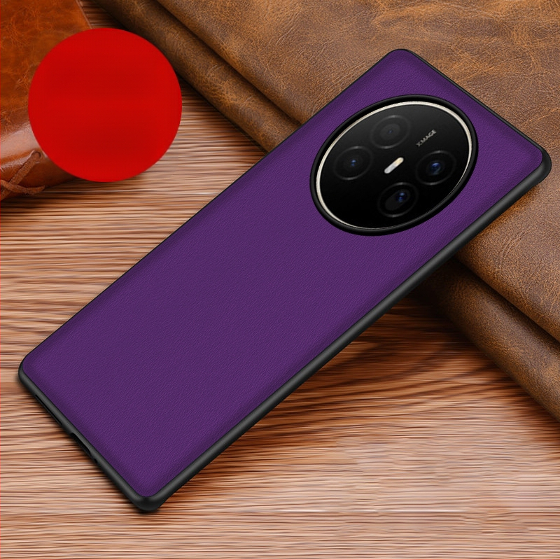 Husă din piele pentru Huawei, cu protecție anti-cadere, anti-derapare, finisaj prin presare la cald, model Crazy Horse