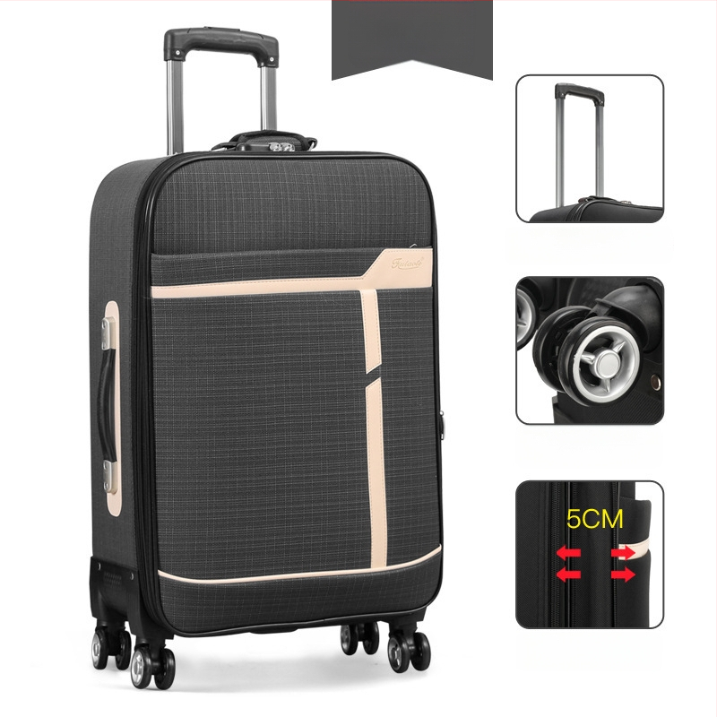 Kanvasist reisikott universaalsete ratastega, tõmblukk avanemine, parooliga lukk, varguste vastane ja kulumiskindel, sobib vabaaja reisidele