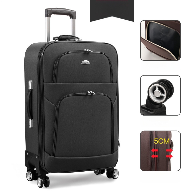 Kanvasist reisikott universaalsete ratastega, tõmblukk avanemine, parooliga lukk, varguste vastane ja kulumiskindel, sobib vabaaja reisidele