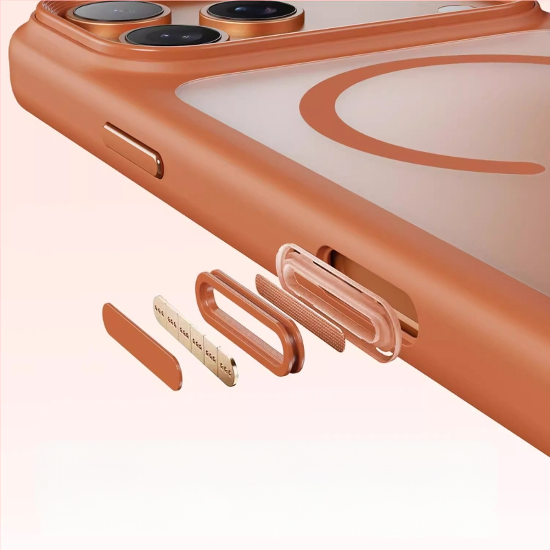 Husă pentru iPhone 17 – husă dură cu finisaj mat, prindere magnetică, protecție anti-cădere, TPU+PC, compatibilă cu iPhone 17 Pro Max/Pro/17/Air