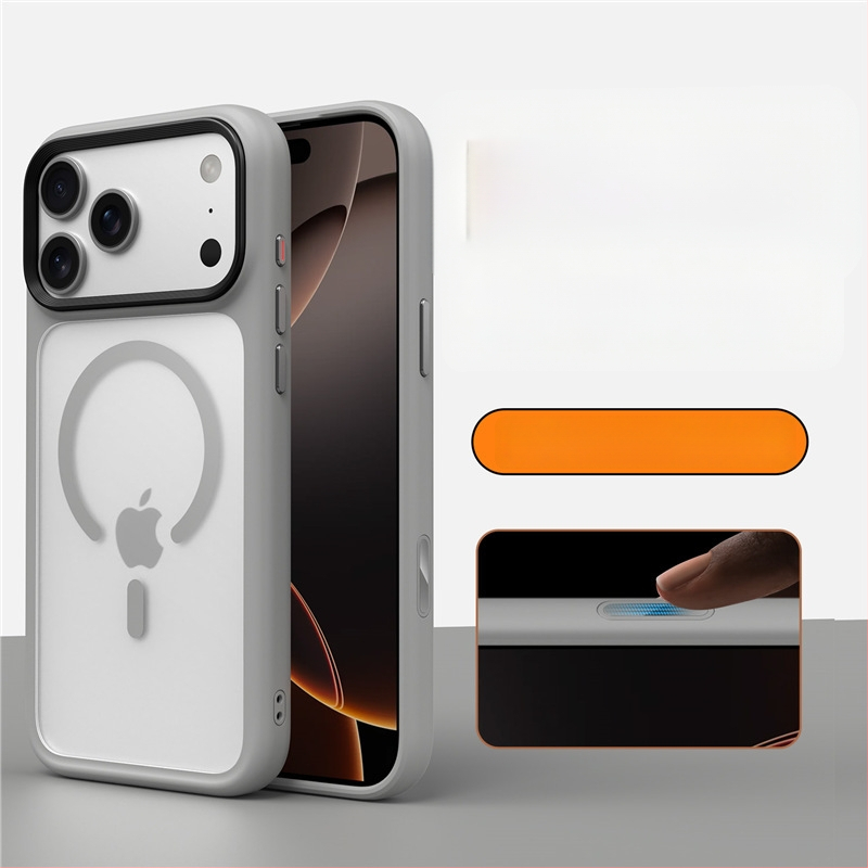 Husă pentru iPhone 17 – husă dură cu finisaj mat, prindere magnetică, protecție anti-cădere, TPU+PC, compatibilă cu iPhone 17 Pro Max/Pro/17/Air