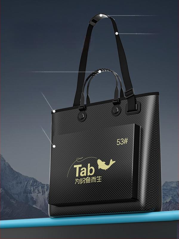 Vízálló horgász táska és felszerelés tároló táska — anyag: selyem virág