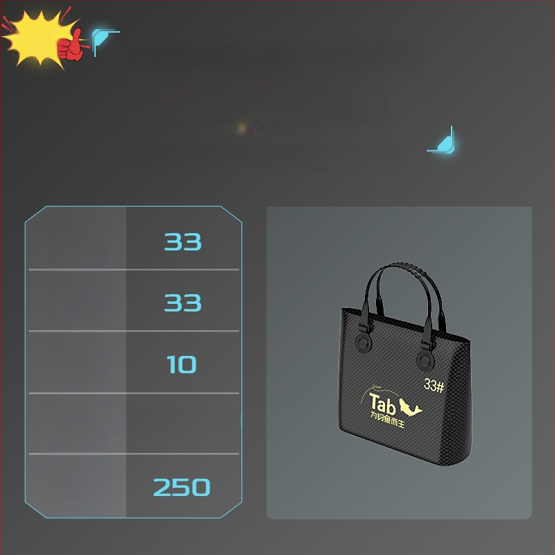 Vízálló horgász táska és felszerelés tároló táska — anyag: selyem virág