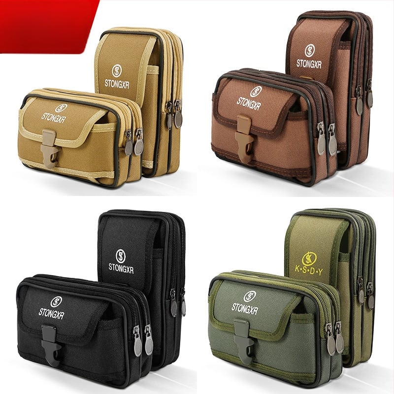 Ανδρικό τσαντάκι μέσης από καμβά – επιχειρηματικό στιλ, για ζώνη, αναπνεύσιμο, ανθεκτικό στη φθορά, χειμερινή έκδοση 2022