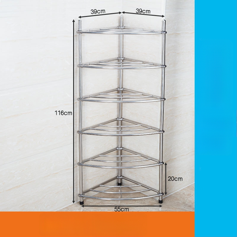 Raft pentru chiuvetă din oțel inoxidabil, organizator de baie pe podea, unic nivel, model 5430, suportă până la 80 kg