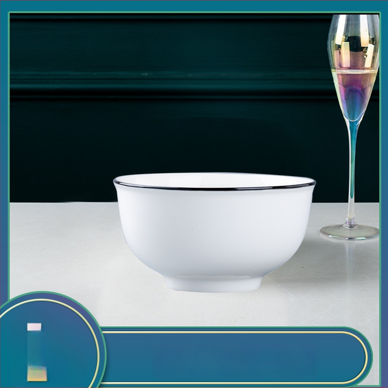 Vas porțelan japonez, formă rotundă, compatibil cu microunde, finisaj sub glazură