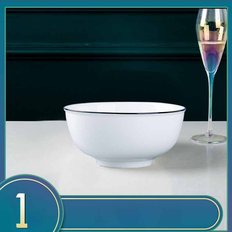 Vas porțelan japonez, formă rotundă, compatibil cu microunde, finisaj sub glazură