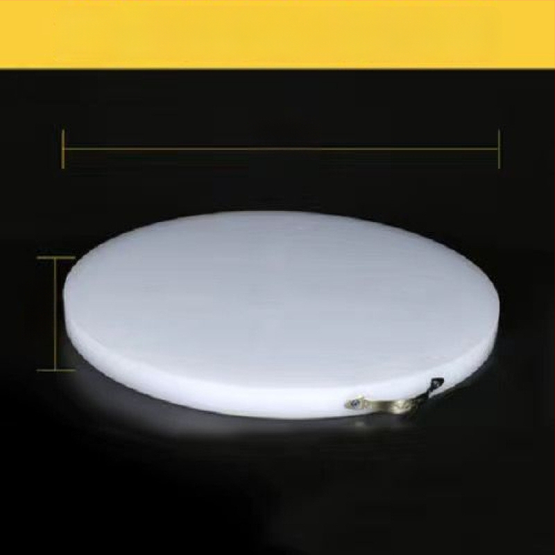 Кръгла дебела PE дъска за рязане – за зеленчуци и месо, многофункционална кухненска повърхност за дома и за бизнес употреба