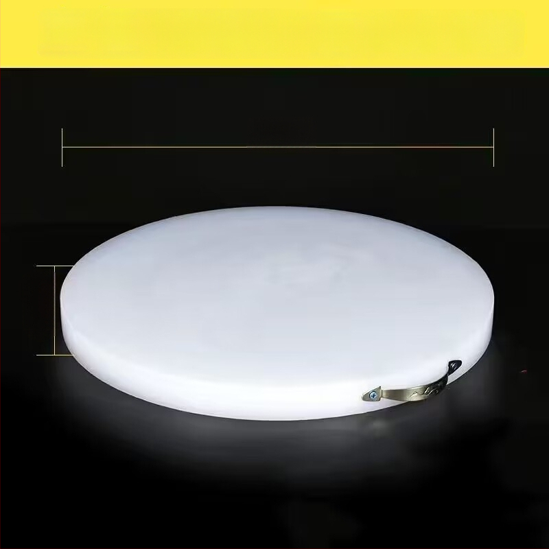 Кръгла дебела PE дъска за рязане – за зеленчуци и месо, многофункционална кухненска повърхност за дома и за бизнес употреба