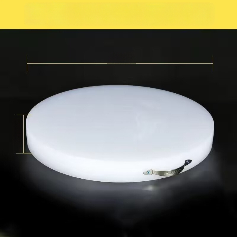 Кръгла дебела PE дъска за рязане – за зеленчуци и месо, многофункционална кухненска повърхност за дома и за бизнес употреба